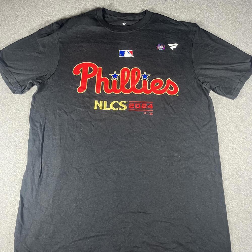 NWT MLB Philadelphia Phillies Men’s Medium NLCS 2024 Champions Black T-Shirt